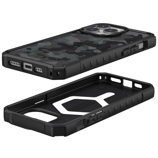 Funda MagSafe para Apple iPhone 15 Pro, Urban Armor Gear, Pathfinder SE Midnight Camo, Camuflaje