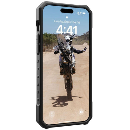 MagSafe Case for Apple iPhone 15 Pro, Urban Armor Gear, Pathfinder SE Midnight Camo, Camouflage