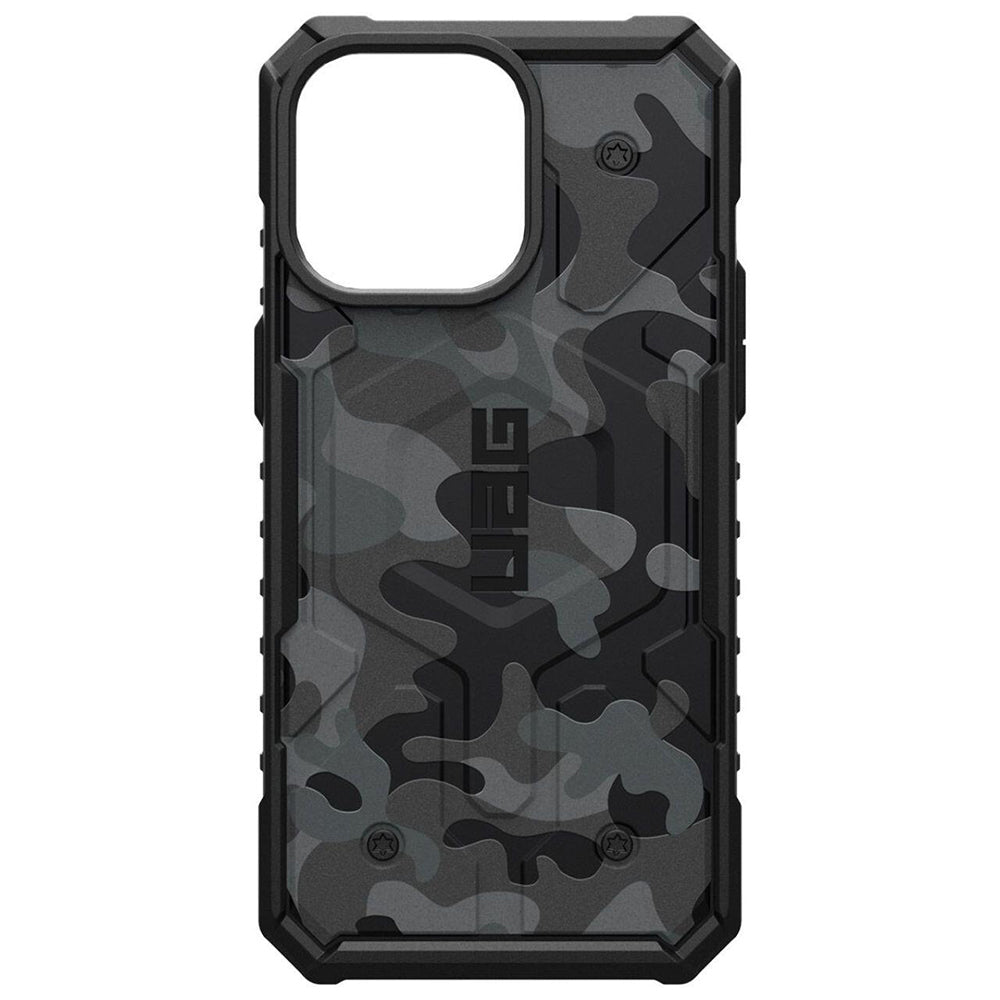 MagSafe Case for Apple iPhone 15 Pro, Urban Armor Gear, Pathfinder SE Midnight Camo, Camouflage