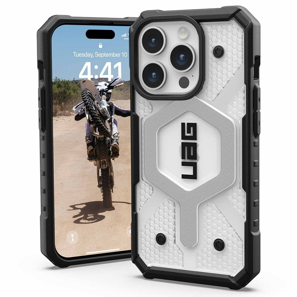 Funda MagSafe para Apple iPhone 15 Pro, Urban Armor Gear, Pathfinder, Transparente