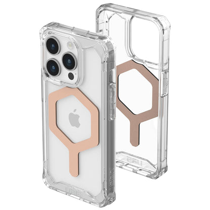 Funda MagSafe para Apple iPhone 15 Pro, Urban Armor Gear, Plyo, Rosa Dorado