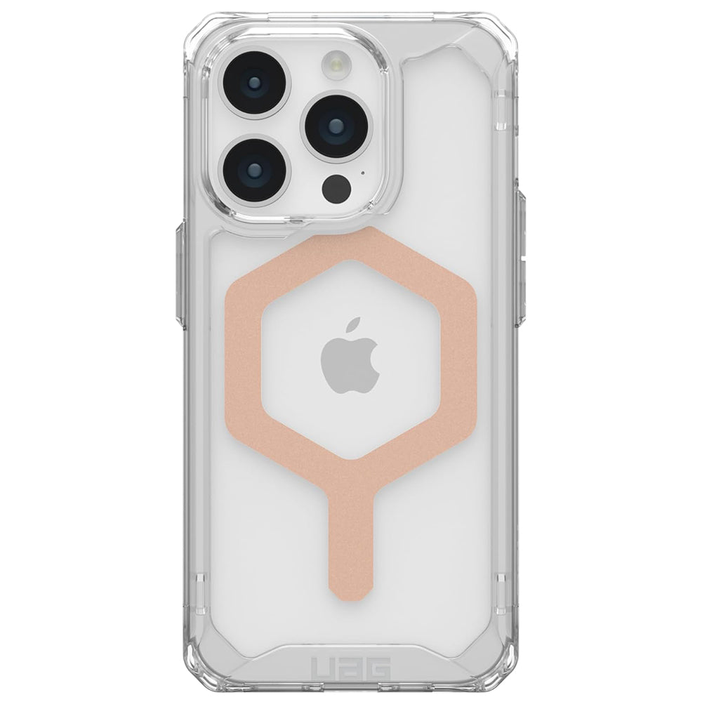 Funda MagSafe para Apple iPhone 15 Pro, Urban Armor Gear, Plyo, Rosa Dorado
