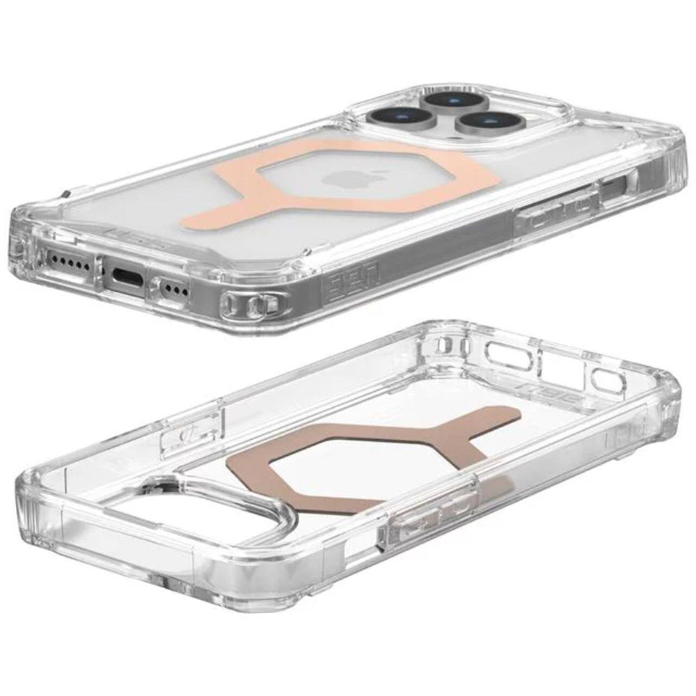 Funda MagSafe para Apple iPhone 15 Pro, Urban Armor Gear, Plyo, Rosa Dorado