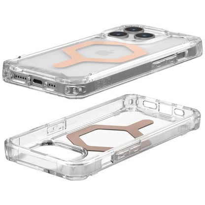 Funda MagSafe para Apple iPhone 15 Pro, Urban Armor Gear, Plyo, Rosa Dorado