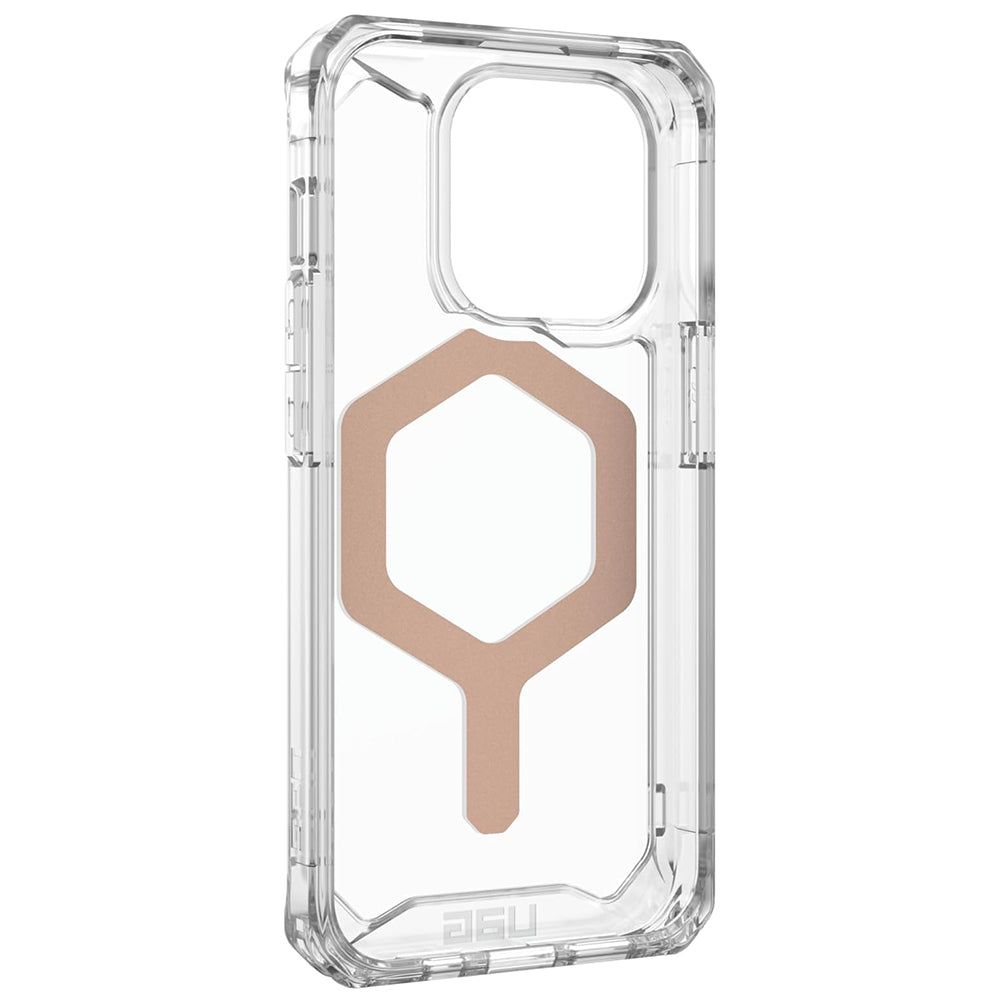 Funda MagSafe para Apple iPhone 15 Pro, Urban Armor Gear, Plyo, Rosa Dorado