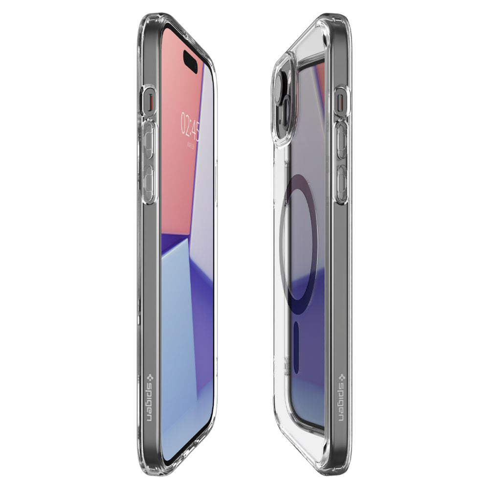 Funda MagSafe para Apple iPhone 15, Spigen, Ultra Hybrid, Negra ACS06803