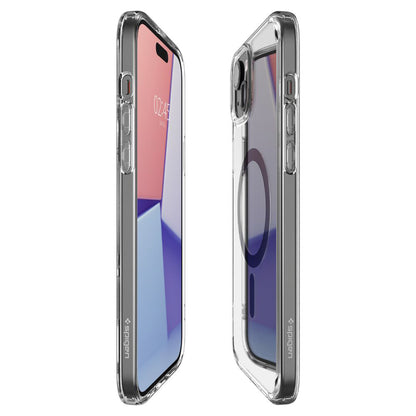 Funda MagSafe para Apple iPhone 15, Spigen, Ultra Hybrid, Negra ACS06803