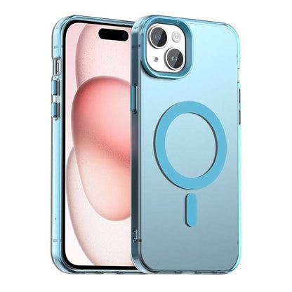 Funda MagSafe para Apple iPhone 15, Techsuit, CandyCase, Azul