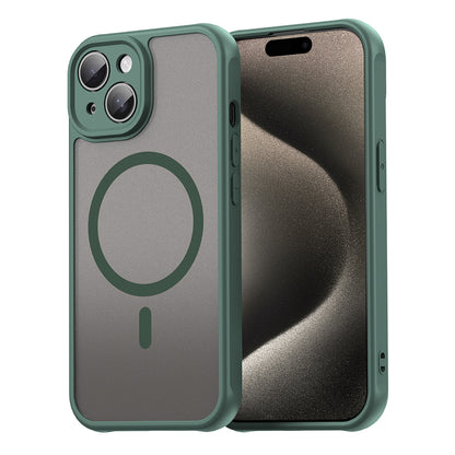 Funda MagSafe para Apple iPhone 15, Techsuit, HaloFrost II, Verde