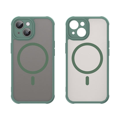 Funda MagSafe para Apple iPhone 15, Techsuit, HaloFrost II, Verde