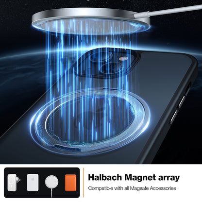 Funda MagSafe para Apple iPhone 15, Torras, Ostand Pro, Negra