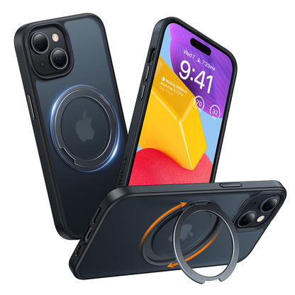 Funda MagSafe para Apple iPhone 15, Torras, Ostand Pro, Negra