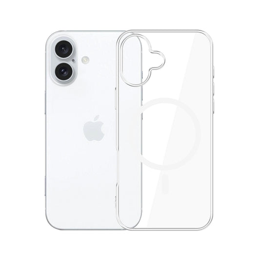 Funda MagSafe para Apple iPhone 16, 3MK, Clear MagCase, Transparente