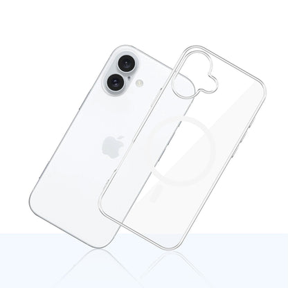 Funda MagSafe para Apple iPhone 16, 3MK, Clear MagCase, Transparente
