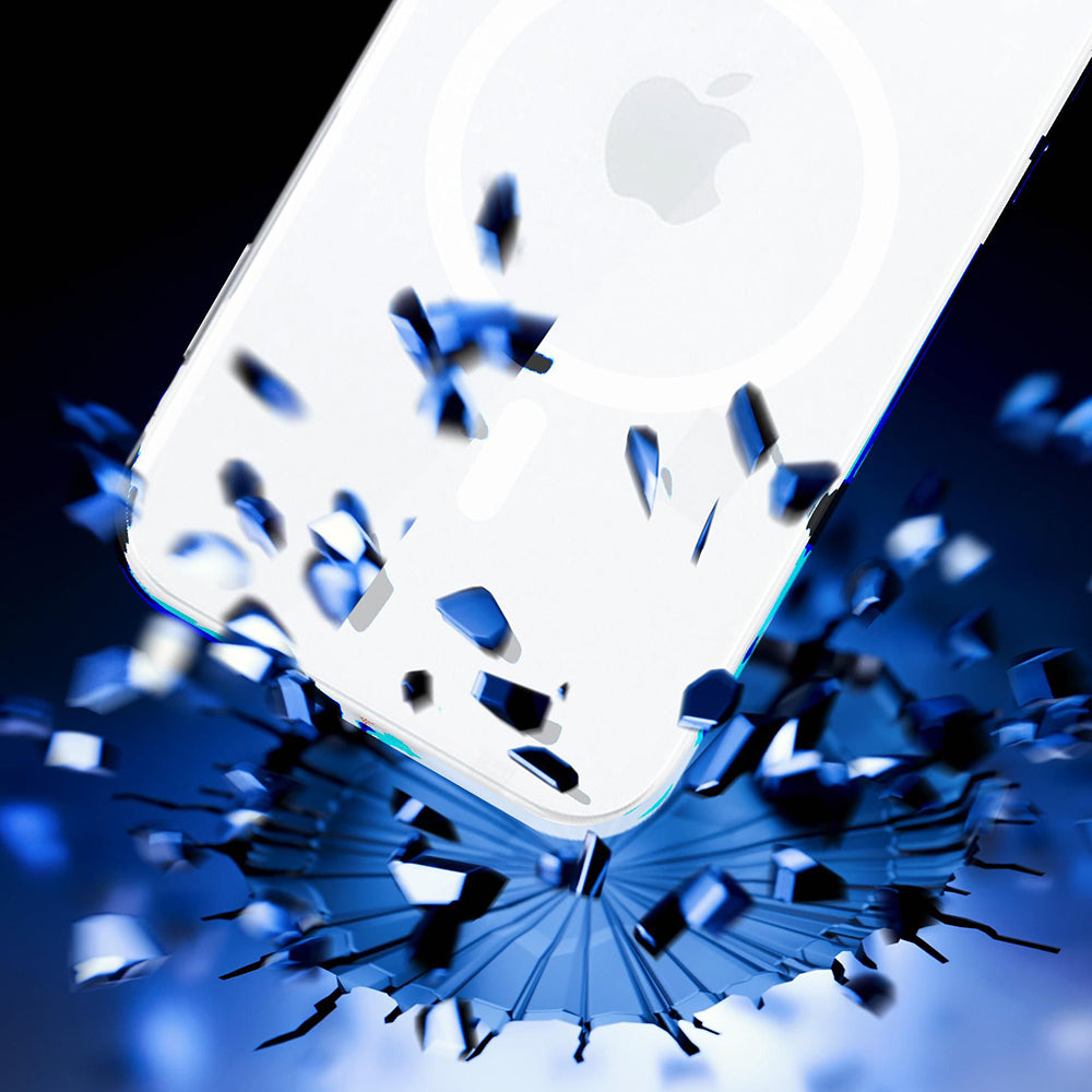 Funda MagSafe para Apple iPhone 16, 3MK, Clear MagCase, Transparente