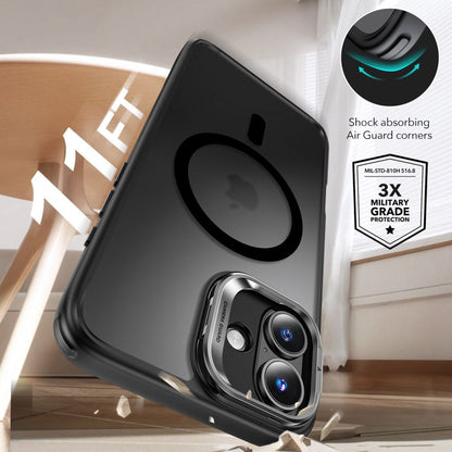 Funda MagSafe para Apple iPhone 16, ESR, Classic Hybrid Kickstand con Protector de Pantalla, Negra Satinada