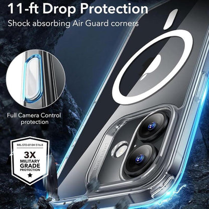 MagSafe Case for Apple iPhone 16, ESR, Classic Hybrid Slide, Transparent