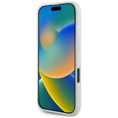 Funda MagSafe para Apple iPhone 16, Karl Lagerfeld, Silicona Karl & Choupette's Heads, Beige