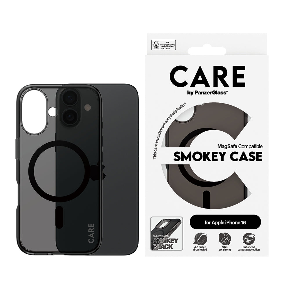 Funda MagSafe para Apple iPhone 16, PanzerGlass, Care Urban Combat, Negra