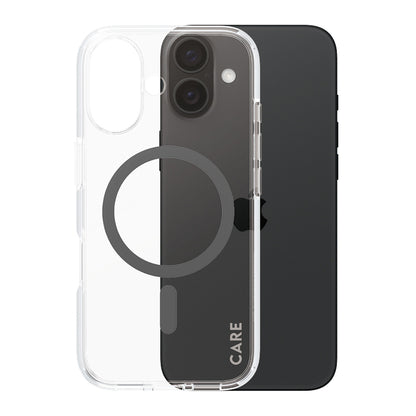 Funda MagSafe para Apple iPhone 16, PanzerGlass, Care Urban Combat, Transparente Negra