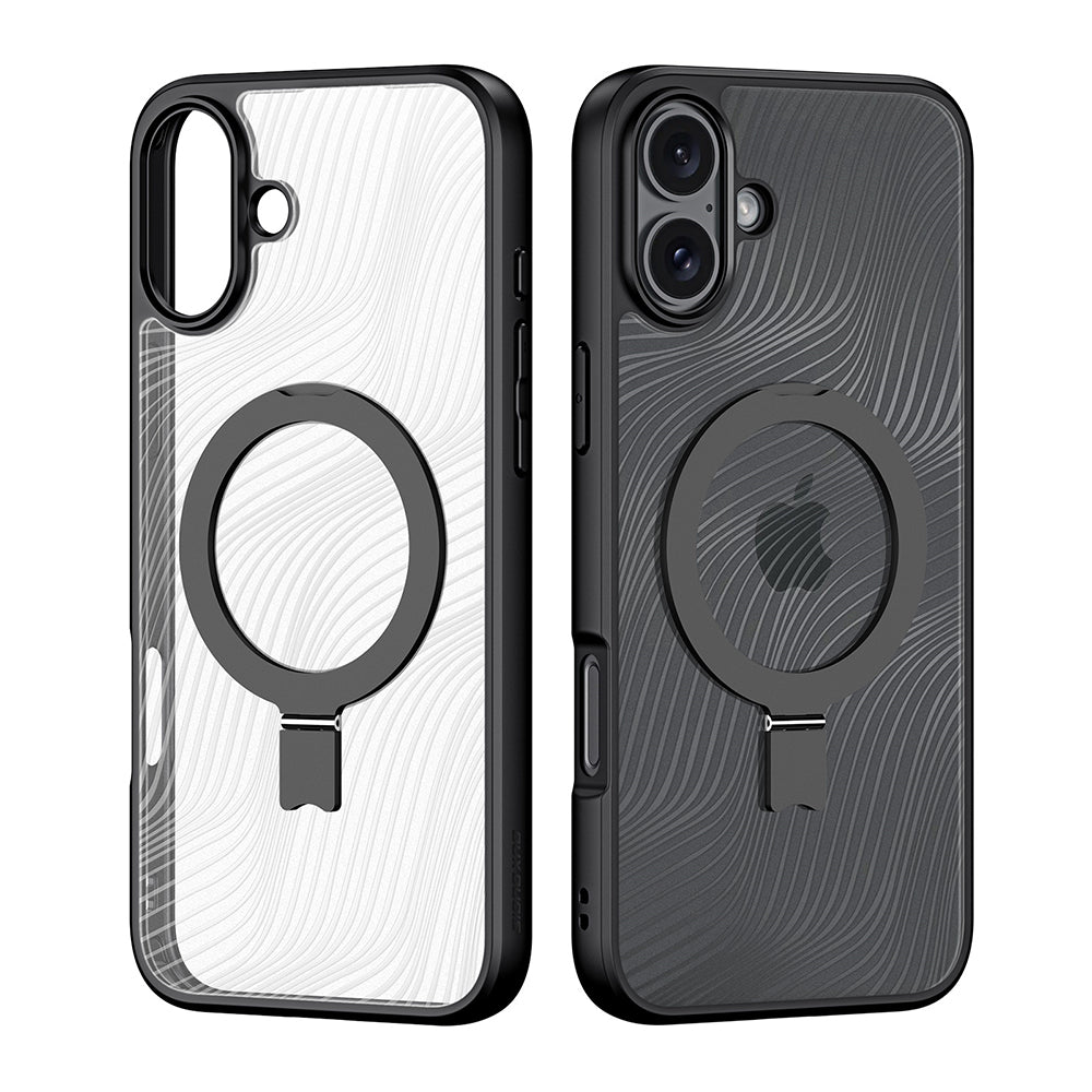 Funda MagSafe para Apple iPhone 16 Plus, DUX DUCIS, Aimo Stand, Negra