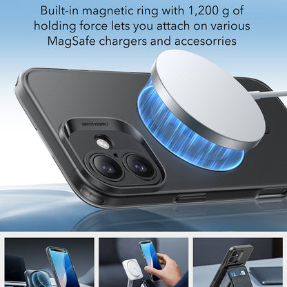 Funda MagSafe para Apple iPhone 16 Plus, ESR, Zero, Negra Satinada
