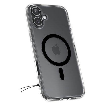Funda MagSafe para Apple iPhone 16 Plus, Spigen, Ultra Hybrid, Negra