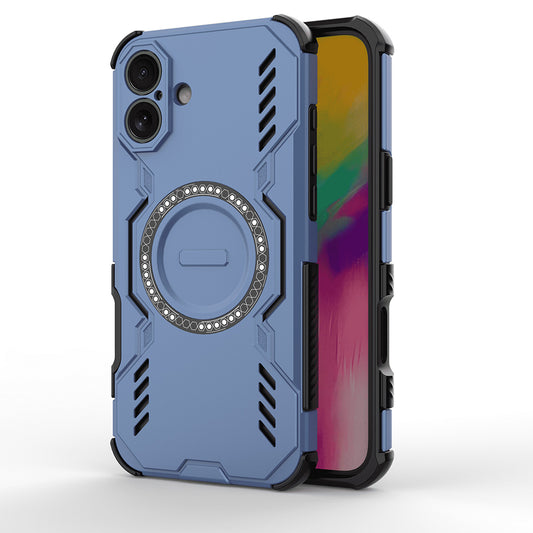 Funda MagSafe para Apple iPhone 16 Plus, Techsuit, ArmorMag, Azul