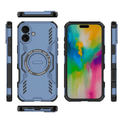 Funda MagSafe para Apple iPhone 16 Plus, Techsuit, ArmorMag, Azul