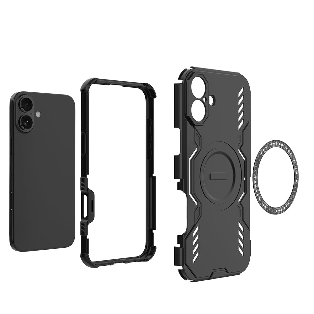 Funda MagSafe para Apple iPhone 16 Plus, Techsuit, ArmorMag, Azul