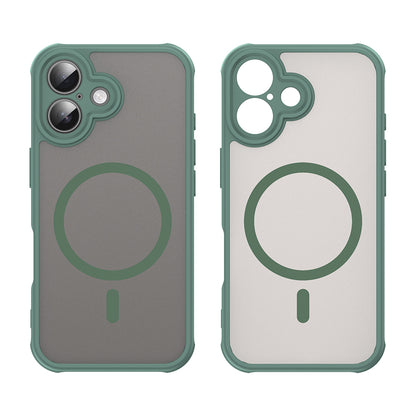 Funda MagSafe para Apple iPhone 16 Plus, Techsuit, HaloFrost II, Verde