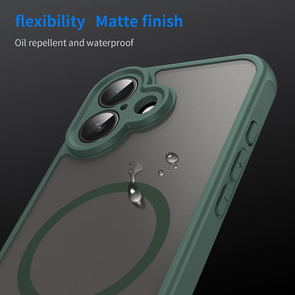 Funda MagSafe para Apple iPhone 16 Plus, Techsuit, HaloFrost II, Verde