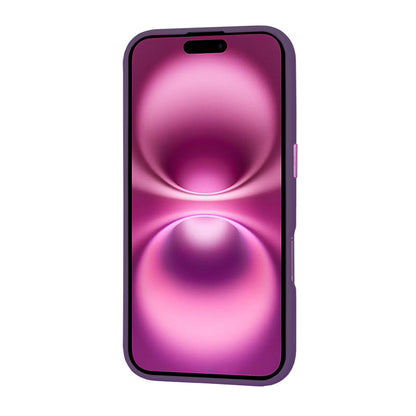 Funda MagSafe para Apple iPhone 16 Plus, Techsuit, HaloFrost, Morado Oscuro