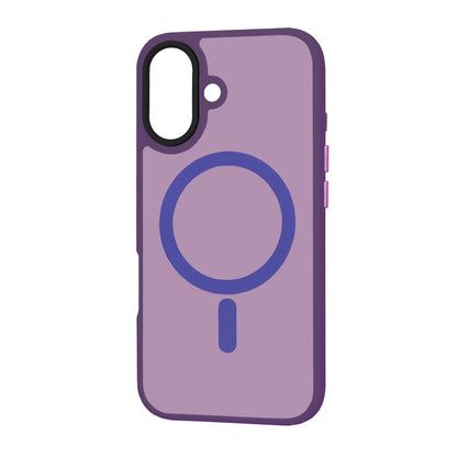 Funda MagSafe para Apple iPhone 16 Plus, Techsuit, HaloFrost, Morado Oscuro