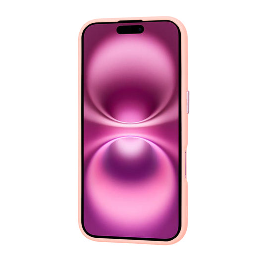 Funda MagSafe para Apple iPhone 16 Plus, Techsuit, HaloFrost, Rosa