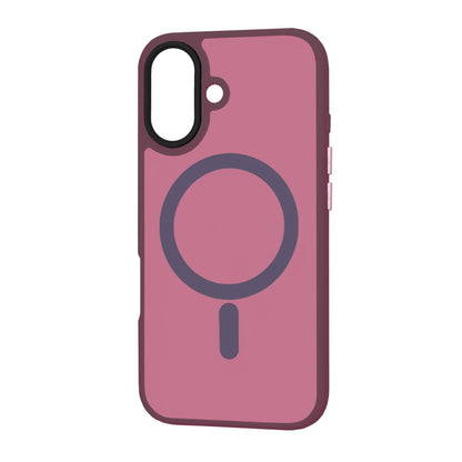 MagSafe Case for Apple iPhone 16 Plus, Techsuit, HaloFrost, Burgundy