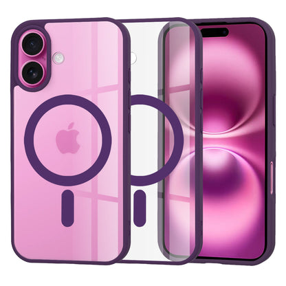 Funda MagSafe para Apple iPhone 16 Plus, Techsuit, Pro, Morado