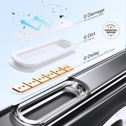 Funda MagSafe para Apple iPhone 16 Pro, ESR, Classic Hybrid Kickstand Slide, Transparente