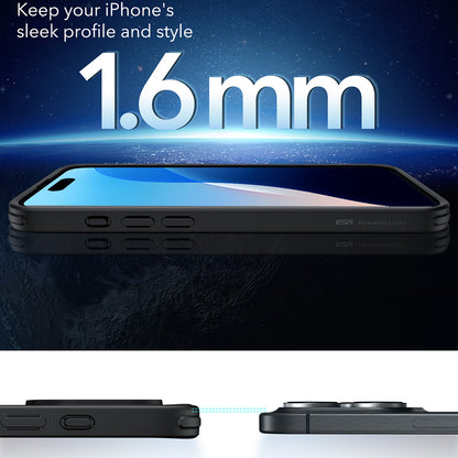 MagSafe Case for Apple iPhone 16 Pro, ESR, Classic Hybrid, Satin Black