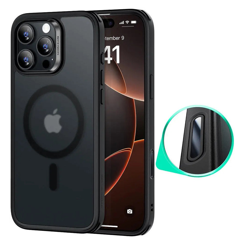 Funda MagSafe para Apple iPhone 16 Pro, ESR, Classic Hybrid Slide, Negra Satinada