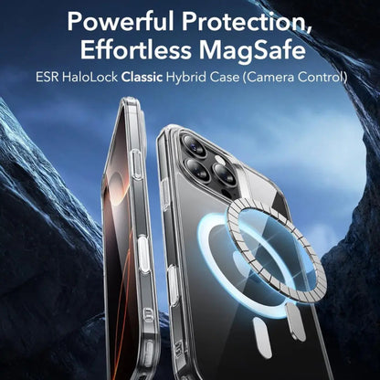 Funda MagSafe para Apple iPhone 16 Pro, ESR, Classic Hybrid Slide, Negra Satinada