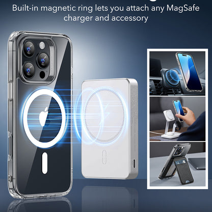 Funda MagSafe para Apple iPhone 16 Pro, ESR, Classic Hybrid, Transparente