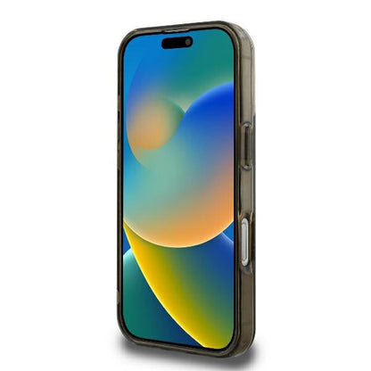 Funda MagSafe para Apple iPhone 16 Pro, Guess, IML 4G Background, Marrón