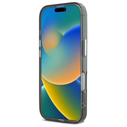 Funda MagSafe para Apple iPhone 16 Pro, Karl Lagerfeld, IML Monograma Karl & Cabezas de Choupette, Negra.