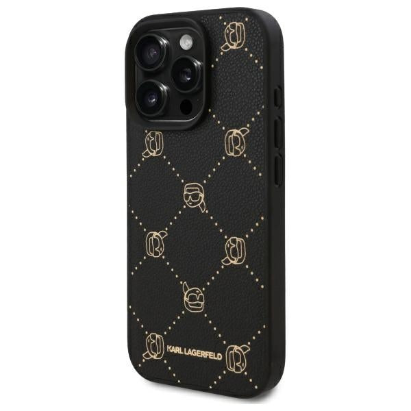 Funda MagSafe para Apple iPhone 16 Pro, Karl Lagerfeld, Karl's Head, Negra