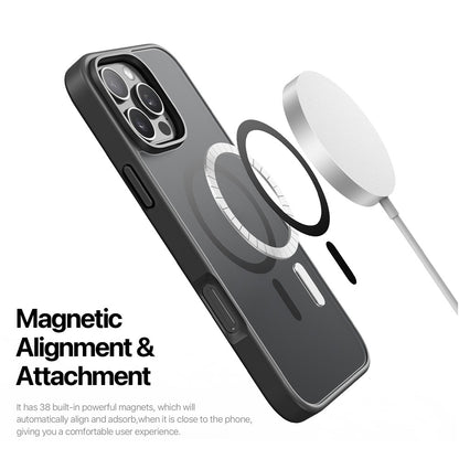 Funda MagSafe para Apple iPhone 16 Pro Max, DUX DUCIS, Yind, negra