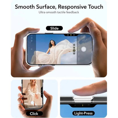 Funda MagSafe para Apple iPhone 16 Pro Max, ESR, Classic Hybrid Kickstand Slide, Transparente