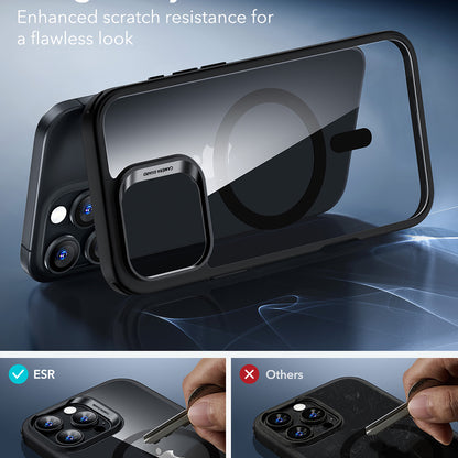 Funda MagSafe para Apple iPhone 16 Pro Max, ESR, Classic Hybrid, Negra Transparente