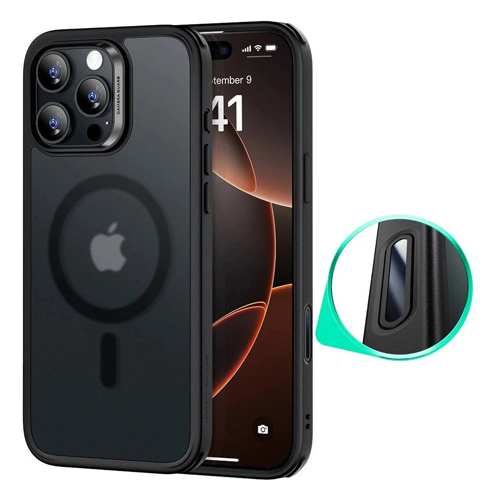 Funda MagSafe para Apple iPhone 16 Pro Max, ESR, Classic Hybrid Slide, Negra Satinada