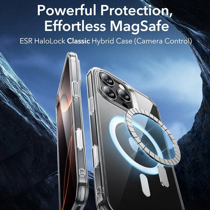 Funda MagSafe para Apple iPhone 16 Pro Max, ESR, Classic Hybrid Slide, Negra Satinada